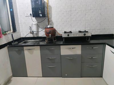 Kitchen Image of 1400 Sq.ft 3 BHK Apartment / Flat for sale in Narayan Krupal Bachpan, Shela Ahmedabad for Rs. 7500000