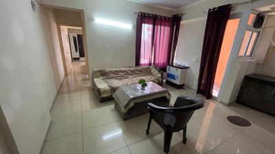 Living Room Image of 600 Sq.ft 1 BHK Apartment / Flat for rent in Wave Dream Homes, Wave City Ghaziabad for Rs. 18000