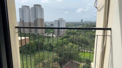 Balcony Image of 556 Sq.ft 1 BHK Apartment / Flat for rent in Eroor Kochi for Rs. 30000