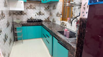 Kitchen Image of 1250 Sq.ft 2 BHK Builder Floor for rent in Indira Nagar Lucknow for Rs. 26100