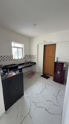 Kitchen Image of 950 Sq.ft 2 BHK Apartment / Flat for rent in Bhargav Bellina, Warje Pune for Rs. 26000