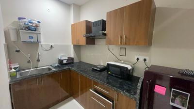 Kitchen Image of 1500 Sq.ft 1 BHK Builder Floor for rent in Scheme 78 Indore for Rs. 22000