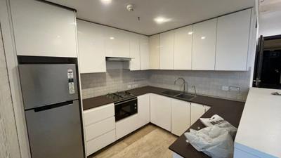 Kitchen Image of 1380 Sq.ft 2 BHK Apartment / Flat for rent in Supertech Supernova, Sector 94 Noida for Rs. 50000