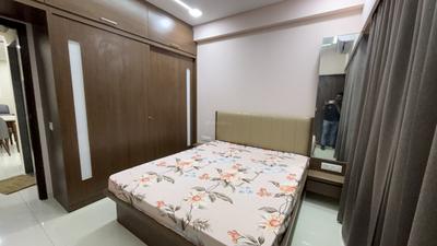 Bedroom Image of 1500 Sq.ft 3 BHK Apartment / Flat for rent in Adani Amogha, Shantigram Ahmedabad for Rs. 45000