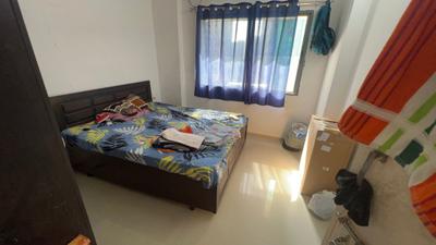 Bedroom Image of 1200 Sq.ft 2 BHK Apartment / Flat for rent in Adani Aangan, Shantigram Ahmedabad for Rs. 28000