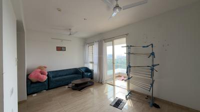 Living Room Image of 810 Sq.ft 2.5 BHK Apartment / Flat for rent in VTP Belair, Mahalunge Pune for Rs. 25000