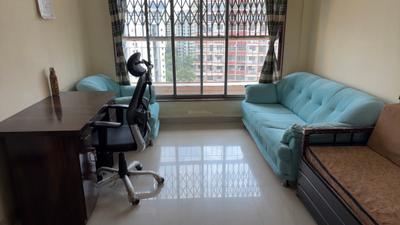 Living Room Image of 640 Sq.ft 1 BHK Apartment / Flat for rent in Surya Upvan CHS, Pokhran- 2 Thane for Rs. 32500