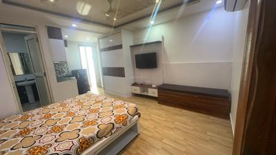 Bedroom Image of 400 Sq.ft 1 RK Independent House for rent in DLF Phase 3 Gurgaon for Rs. 20000