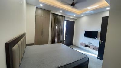 Bedroom Image of 600 Sq.ft 1 BHK Builder Floor for rent in Sector 52 Gurgaon for Rs. 37000