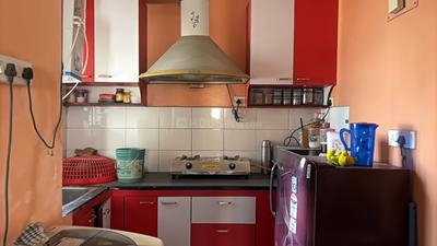 Kitchen Image of 680 Sq.ft 2 BHK Apartment / Flat for sale in Shapoorji Pallonji Shukhobrishti, New Town Kolkata for Rs. 3820000