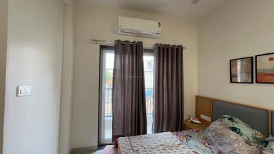 Bedroom Image of 1500 Sq.ft 1 BHK Builder Floor for rent in Scheme No 114 Indore for Rs. 24000