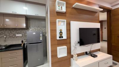 Living Room Image of 1370 Sq.ft 2 BHK Apartment / Flat for rent in Saamarth Heaven 5, PDPU Road Gandhinagar for Rs. 33000