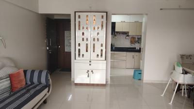 Living Room Image of 1200 Sq.ft 3 BHK Apartment / Flat for rent in Mantra Essence, Undri Pune for Rs. 25000