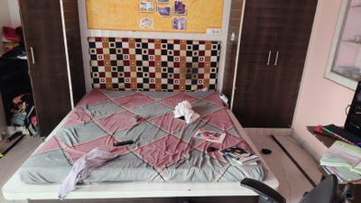 Bedroom Image of 600 Sq.ft 1.5 BHK Builder Floor for rent in Basni Jodhpur for Rs. 15000