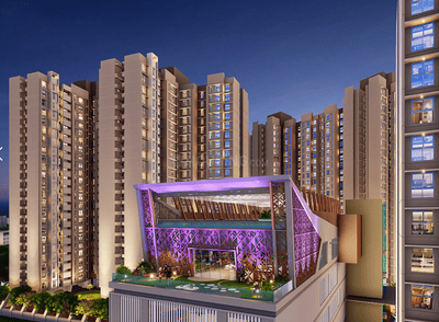 Image of 1040 Sq.ft 2 BHK Apartment / Flat for sale in Intofinity Kohinoor Royale Towers, Hinjawadi, Pune for Rs. 8500000