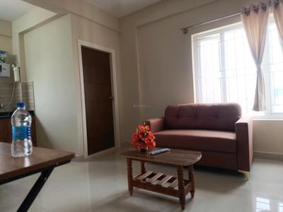 Living Room Image of 450 Sq.ft 1 BHK Independent House for rent in Nagavara Bengaluru for Rs. 26000