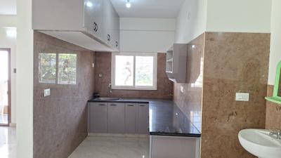 Kitchen Image of 1300 Sq.ft 2 BHK Builder Floor for rent in Hulimavu Bengaluru for Rs. 35000