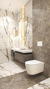 Bathroom Image of Homely pg in Sector 69, Gurgaon