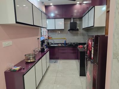 Kitchen Image of 1200 Sq.ft 3 BHK Apartment / Flat for sale in Pramukh Vedanta, Chala Vapi for Rs. 8500000