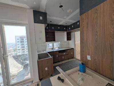 Kitchen Image of 1350 Sq.ft 2 BHK Apartment / Flat for rent in Indis Viva City, Kondapur Hyderabad for Rs. 52000
