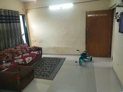 Hall Image of 800 Sq.ft 2 BHK Apartment / Flat for rent in Proviso Krutika, Kopar Khairane Navi Mumbai for Rs. 45000