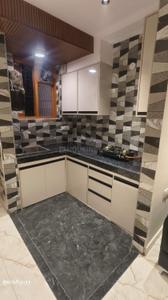 Kitchen Image of 500 Sq.ft 1 BHK Builder Floor for rent in Lajpat Nagar New Delhi for Rs. 45000