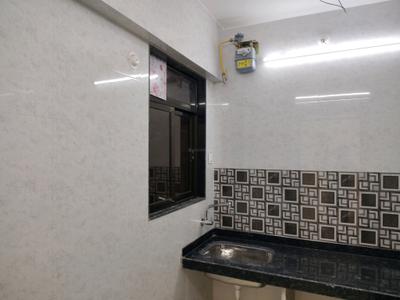 Kitchen Image of 530 Sq.ft 1 BHK Apartment / Flat for rent in Panchamrut Society, Thane West Thane for Rs. 17000