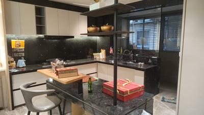 Kitchen Image of 2158 Sq.ft 4 BHK Apartment / Flat for sale in Rajhans Grandezza, Bharthana Surat for Rs. 31100000