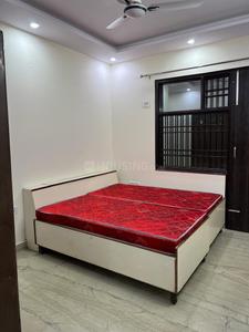 Bedroom Image of 620 Sq.ft 1 BHK Builder Floor for rent in Hari Nagar New Delhi for Rs. 18000
