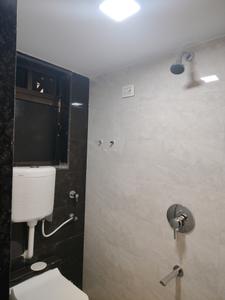Common Bathroom Image of 700 Sq.ft 1 BHK Apartment / Flat for rent in Raunak Bliss, Kasarvadavali Thane for Rs. 15501