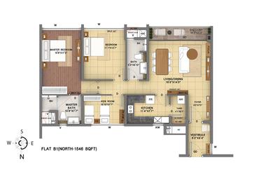 2.5 BHK Flat