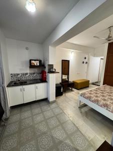 Bedroom Image of 400 Sq.ft 1 RK Studio for rent in Richmond Town Bengaluru for Rs. 36000