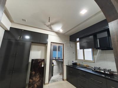 Kitchen Image of 1000 Sq.ft 2 BHK Apartment / Flat for rent in PSY Enterprise Pramukh Glory, Sector 12 Gandhinagar for Rs. 28000