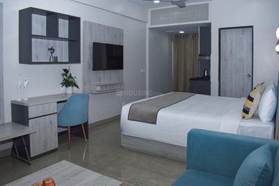 Bedroom Image of 450 Sq.ft 1 RK Studio for rent in Urban Suites, Jagatpura Jaipur for Rs. 22000