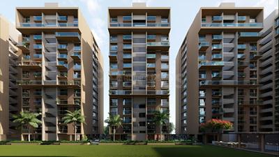 Image of 2410 Sq.ft 3 BHK Apartment / Flat for sale in Piplod, Surat for Rs. 14500000