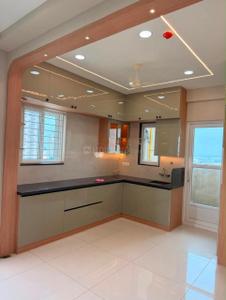 Kitchen Image of 1950 Sq.ft 3 BHK Apartment / Flat for rent in EIPL Cornerstone, Puppalaguda Hyderabad for Rs. 65000