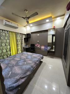 Bedroom Image of 530 Sq.ft 1 BHK Apartment / Flat for rent in Kasarvadavali Thane for Rs. 19000