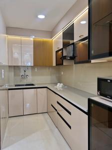 Kitchen Image of 900 Sq.ft 3 BHK Apartment / Flat for sale in Saarthi Affordable Homes, Hastsal New Delhi for Rs. 6500000