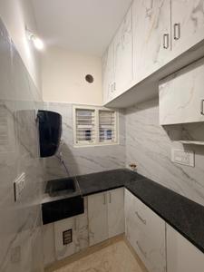 Kitchen Image of 600 Sq.ft 1 BHK Apartment / Flat for rent in Amrutahalli Bengaluru for Rs. 25000