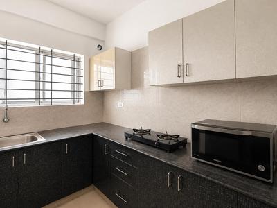 Kitchen Image of 1014 Sq.ft 2 BHK Apartment / Flat for sale in Jhanavi Capetown Heights, Electronic City Bengaluru for Rs. 6500000