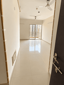 Living Room Image of 955 Sq.ft 3 BHK Apartment / Flat for rent in Mahagun Mywoods Phase 3, Noida Extension Greater Noida for Rs. 22000