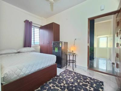 Bedroom Image of 300 Sq.ft 1 RK Studio for rent in Indira Nagar Bengaluru for Rs. 22000