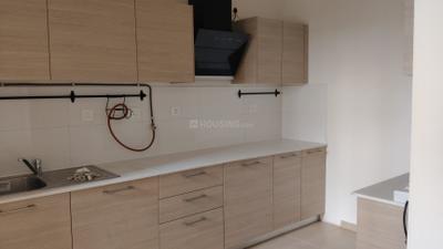 Kitchen Image of 1600 Sq.ft 3 BHK Apartment / Flat for rent in Bhartiya Nikoo Homes Phase 2, Thanisandra Bengaluru for Rs. 57000