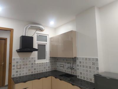 Kitchen Image of 800 Sq.ft 1 BHK Builder Floor for rent in Sector 14 Gurgaon for Rs. 35000