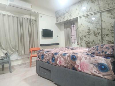 Bedroom Image of 650 Sq.ft 1 RK Apartment / Flat for rent in Thanisandra Bengaluru for Rs. 24000