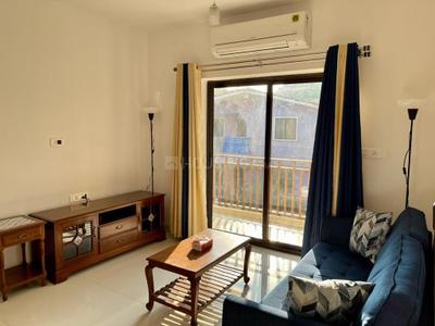 Hall Image of 600 Sq.ft 1 BHK Apartment / Flat for rent in Siolim Goa for Rs. 45000