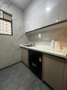 Kitchen Image of 559 Sq.ft 1 BHK Apartment / Flat for rent in Vyttila Kochi for Rs. 35000