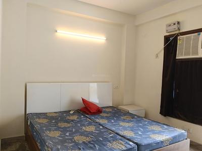 Bedroom Image of 550 Sq.ft 1 BHK Builder Floor for rent in Patel Nagar Gurgaon for Rs. 20000
