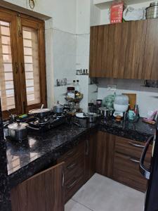 Kitchen Image of 900 Sq.ft 1 BHK Builder Floor for rent in Sector 46 Gurgaon for Rs. 26000