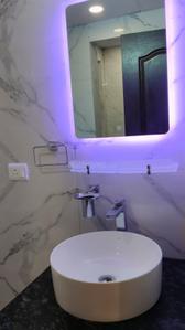 Bathroom Image of 550 Sq.ft 1 BHK Apartment / Flat for rent in Aditya Urban Royale, Bamheta Village Ghaziabad for Rs. 20000